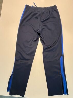 Layer 8 Black Joggers with Blue Side Stripe